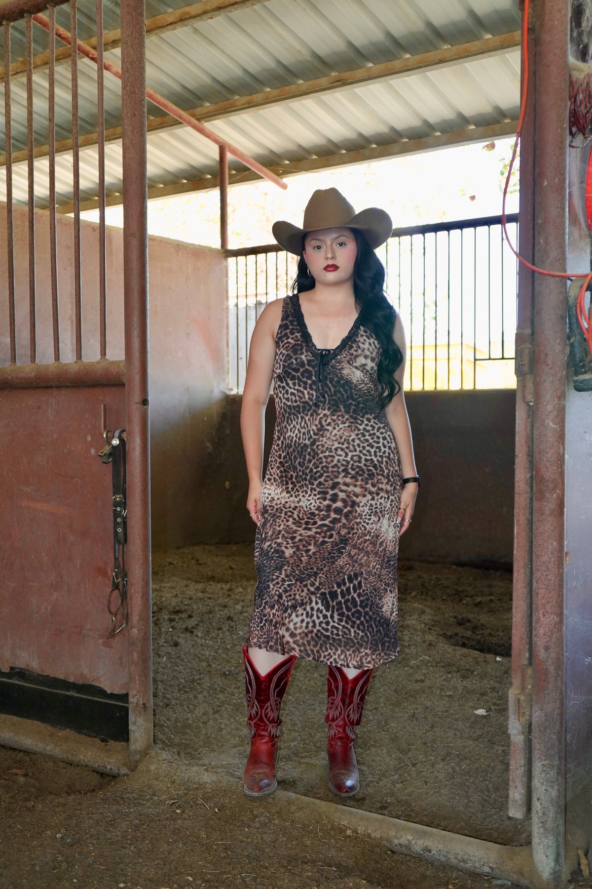 Wild Mare Leopard Print Dress