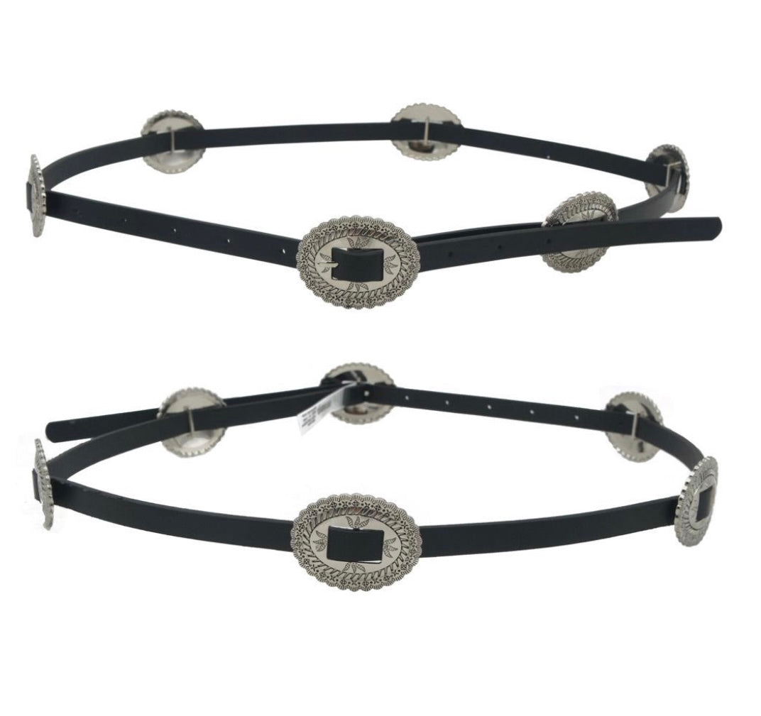 Black concho belt